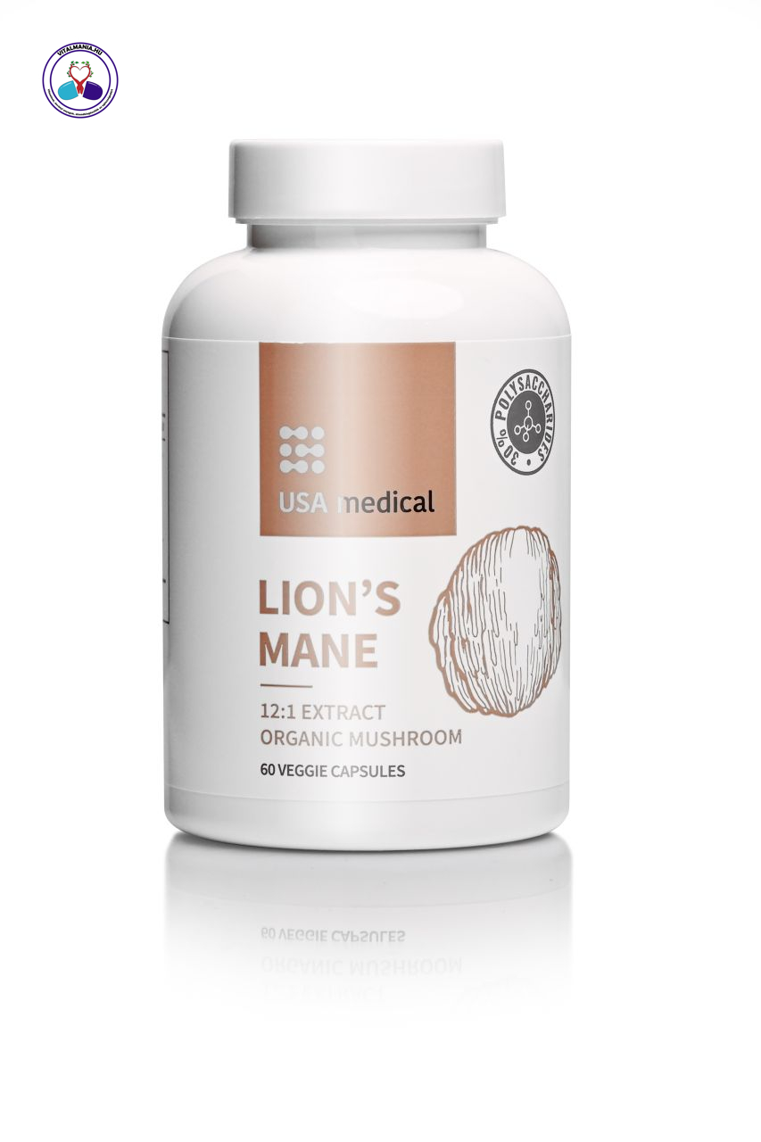 Süngomba kapszula acerola kivonattal ORGANIC LION’S MANE 60db