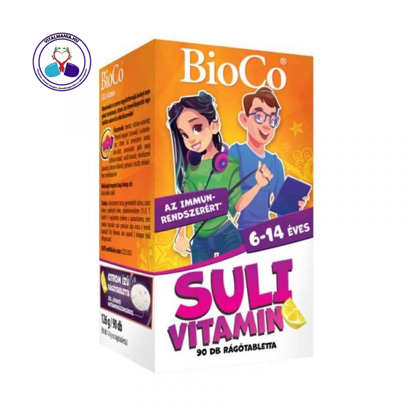 BioCo Suli-Vitamin Citromos Rágótabletta 90db