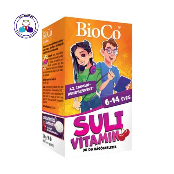BioCo Suli-Vitamin Cseresznyés Rágótabletta 90db