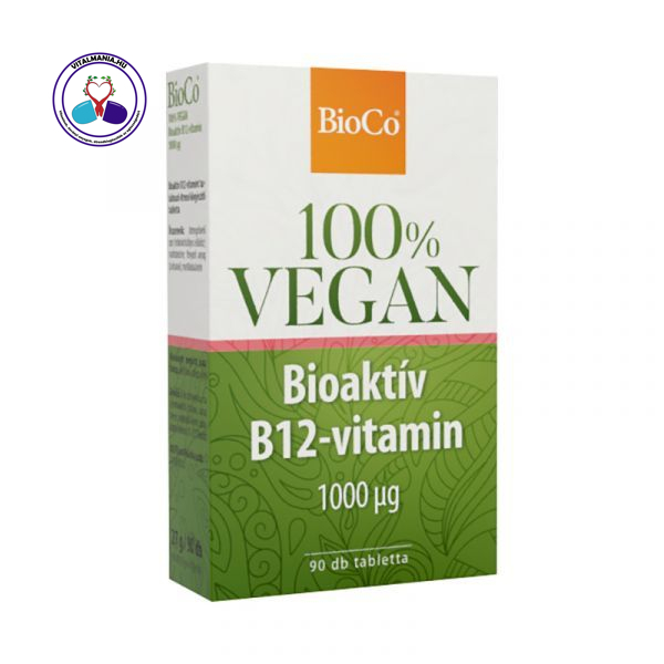 BioCo 100% Vegan Bioaktív B12-Vitamin 1000mg 90db