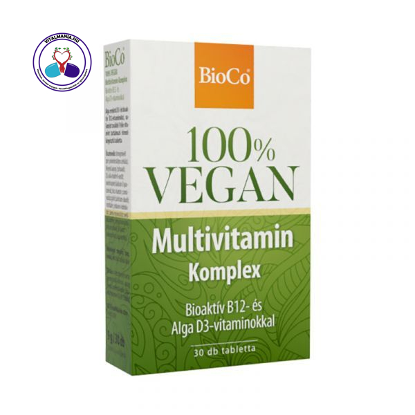 BioCo 100% Vegan Multivitamin Komplex 30db