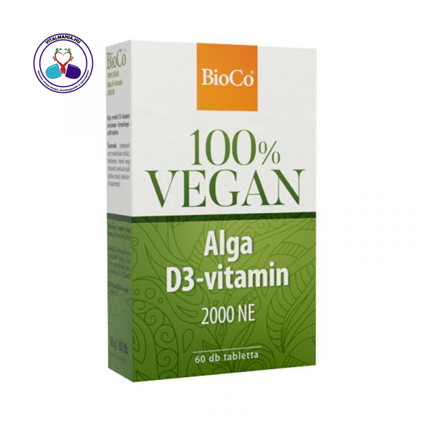 BioCo 100% Vegan Alga D3-Vitamin 2000NE 60db
