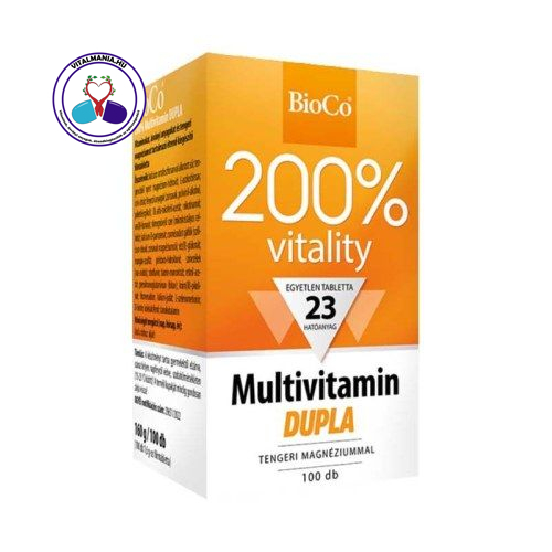 BioCo 200% Multivitamin Dupla Filmtabletta 100db