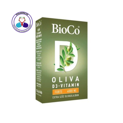 BioCo Oliva D3-Vitamin Forte 4000NE Lágyzselatin Kapszula 60db