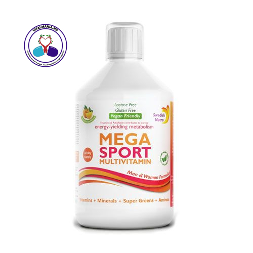 Swedish Nutra Mega Sport Folyékony Multivitamin