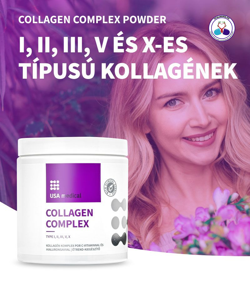 Collagen Complex – I, II, III, V & X – kollagén por