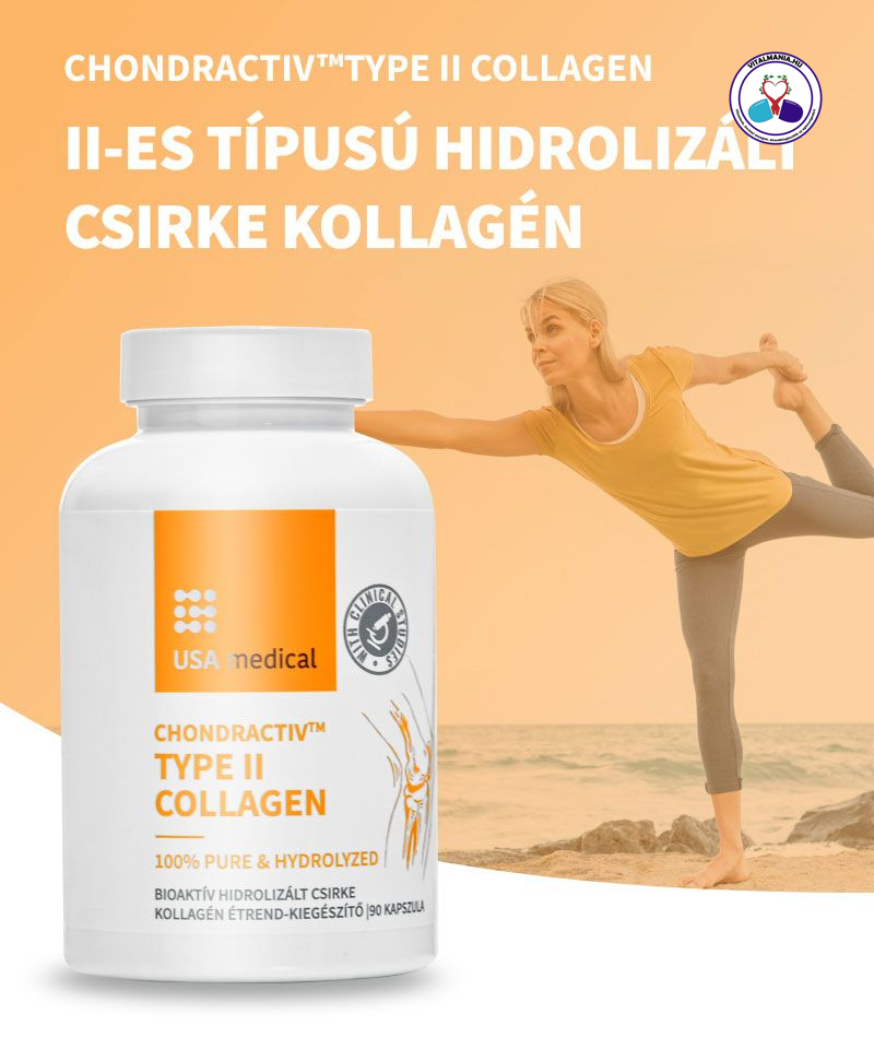 Csirke kollagén (II-es típusú) ChondrActiv™ kapszula