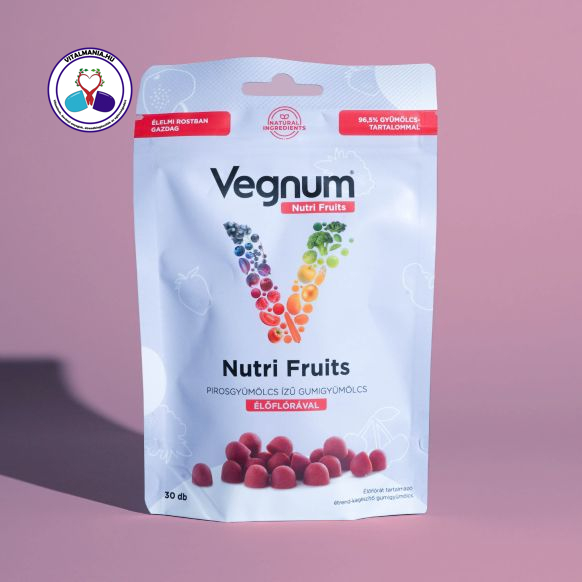 Vegnum Nutri Fruits Élőflóra gumigyümölcs