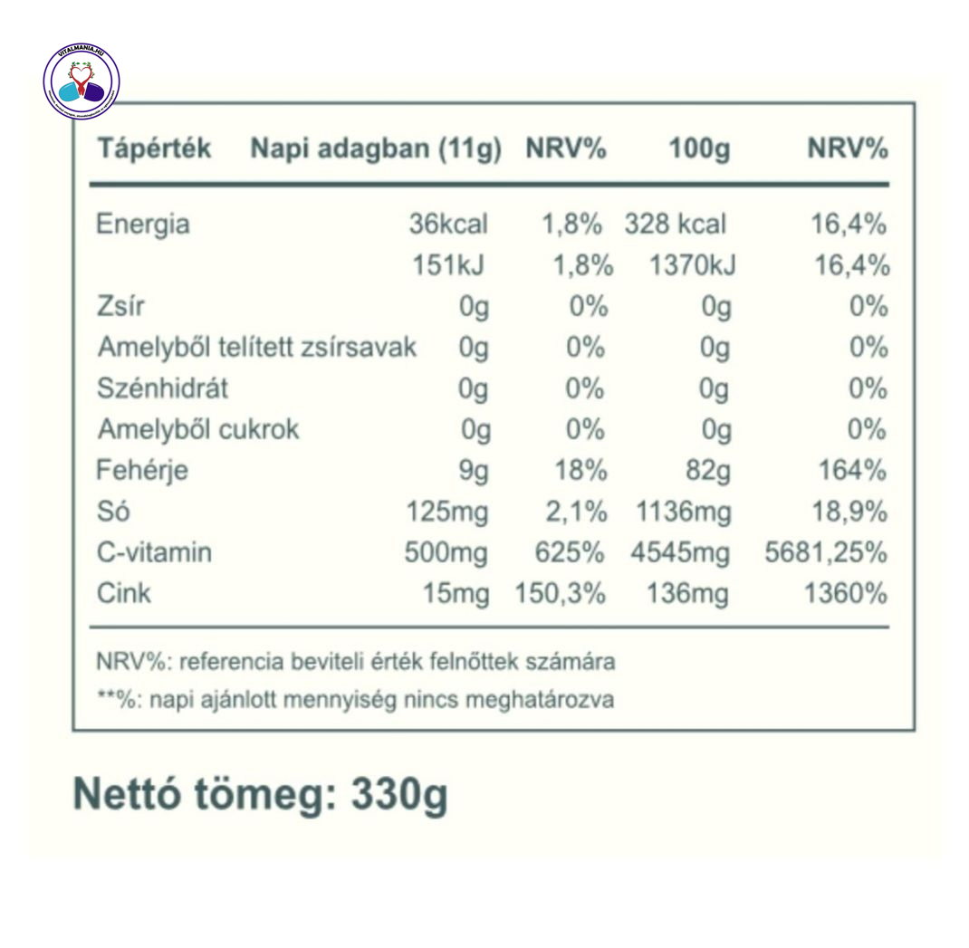 Hidrolizált marhakollagén ízesített 