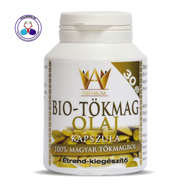 Prémium Bio Tökmagolaj kapszula 30 db Prémium Bio Tökmagolaj kapszula 30 db