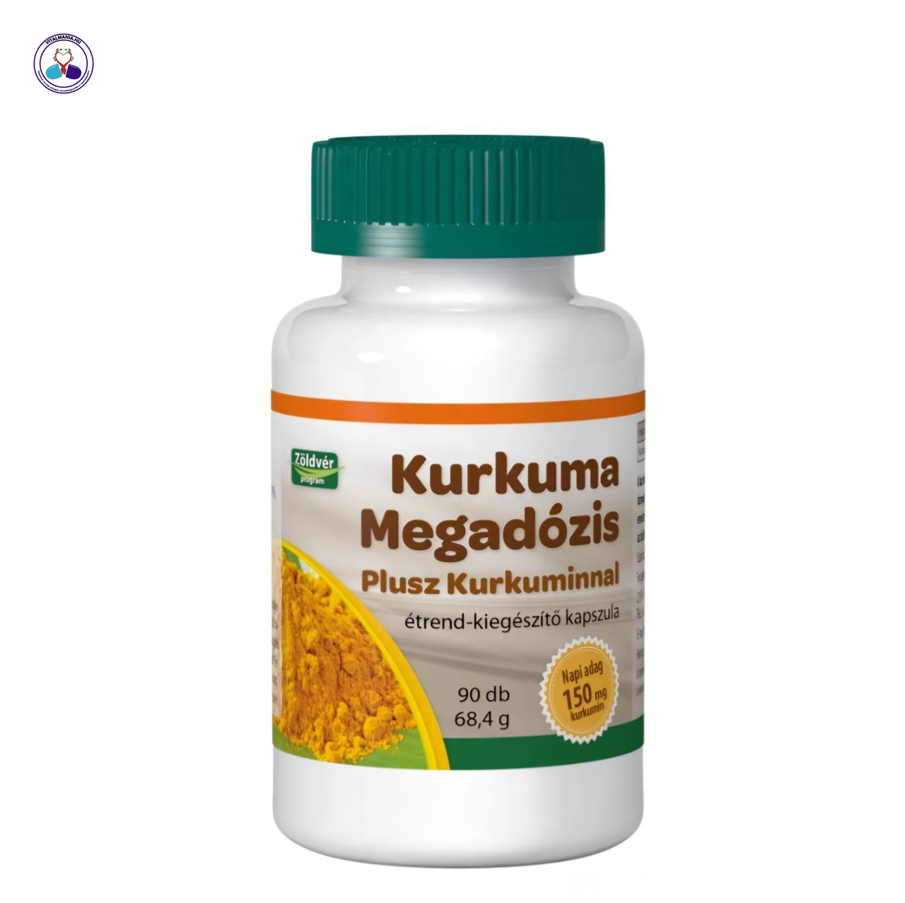 Kurkuma Megadózis Plusz–Kurkuminnal kapszula (90 db)