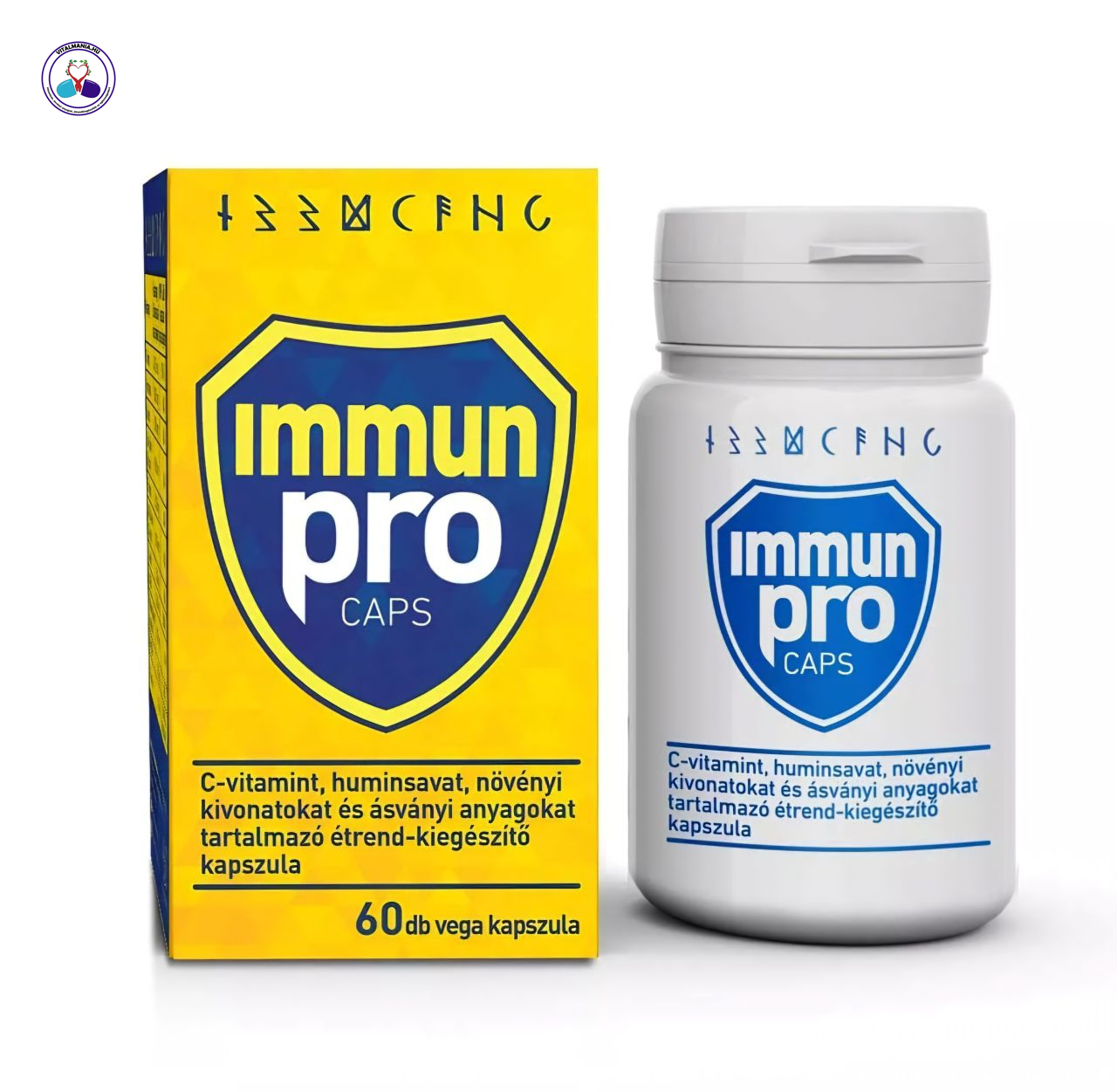 ImmunPro kapszula – C-vitaminnal, cinkkel és D3-vitaminnal (60 db)