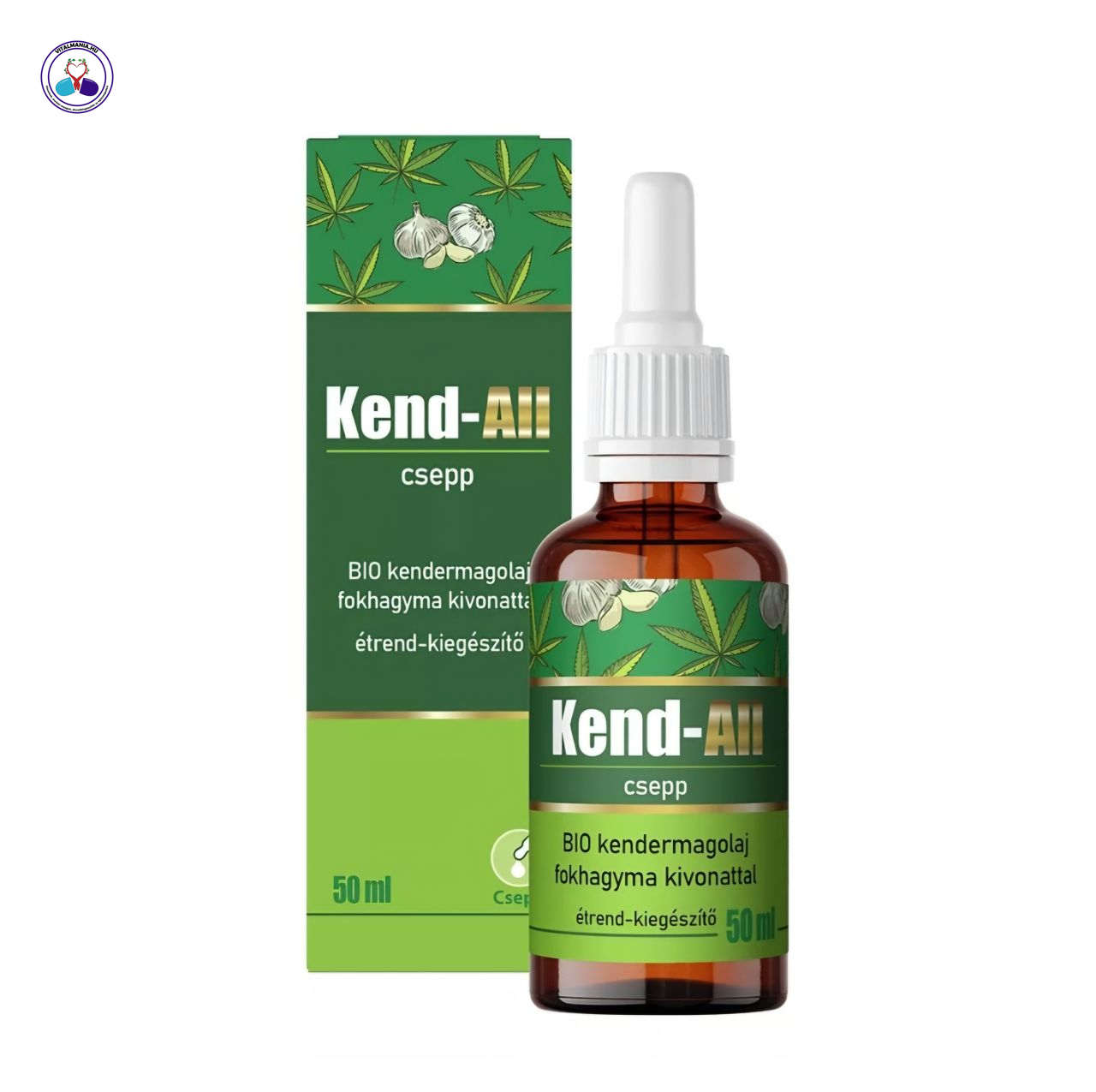 Kend-ALL csepp – BIO kendermagolaj fokhagyma kivonattal (50 ml)