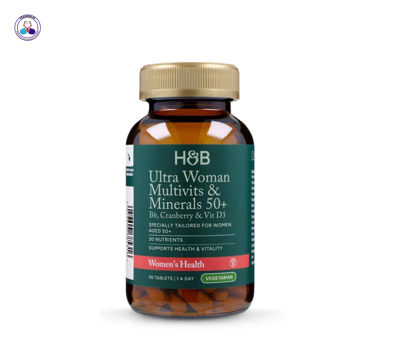 Holland & Barrett Ultra 50+ Woman – Női Multivitamin (90 db) Holland & Barrett Ultra 50+ Woman – Női Multivitamin (90 db)