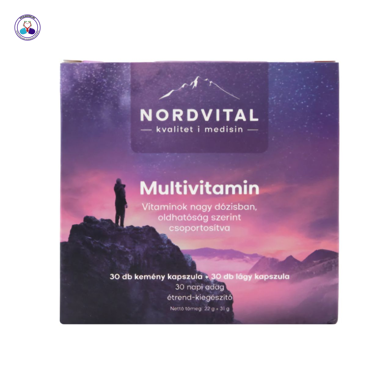 Nordvital – Multivitamin (30 kemény + 30 lágy kapszula)