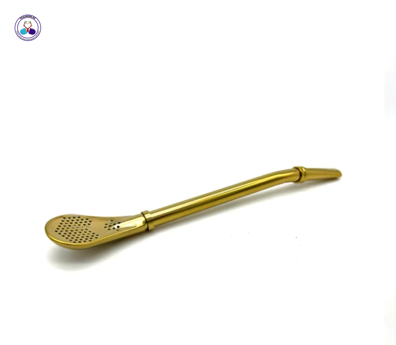 Yerba Mate tea – Rozsdamentes acél szívószál (bombilla) 15,5 cm