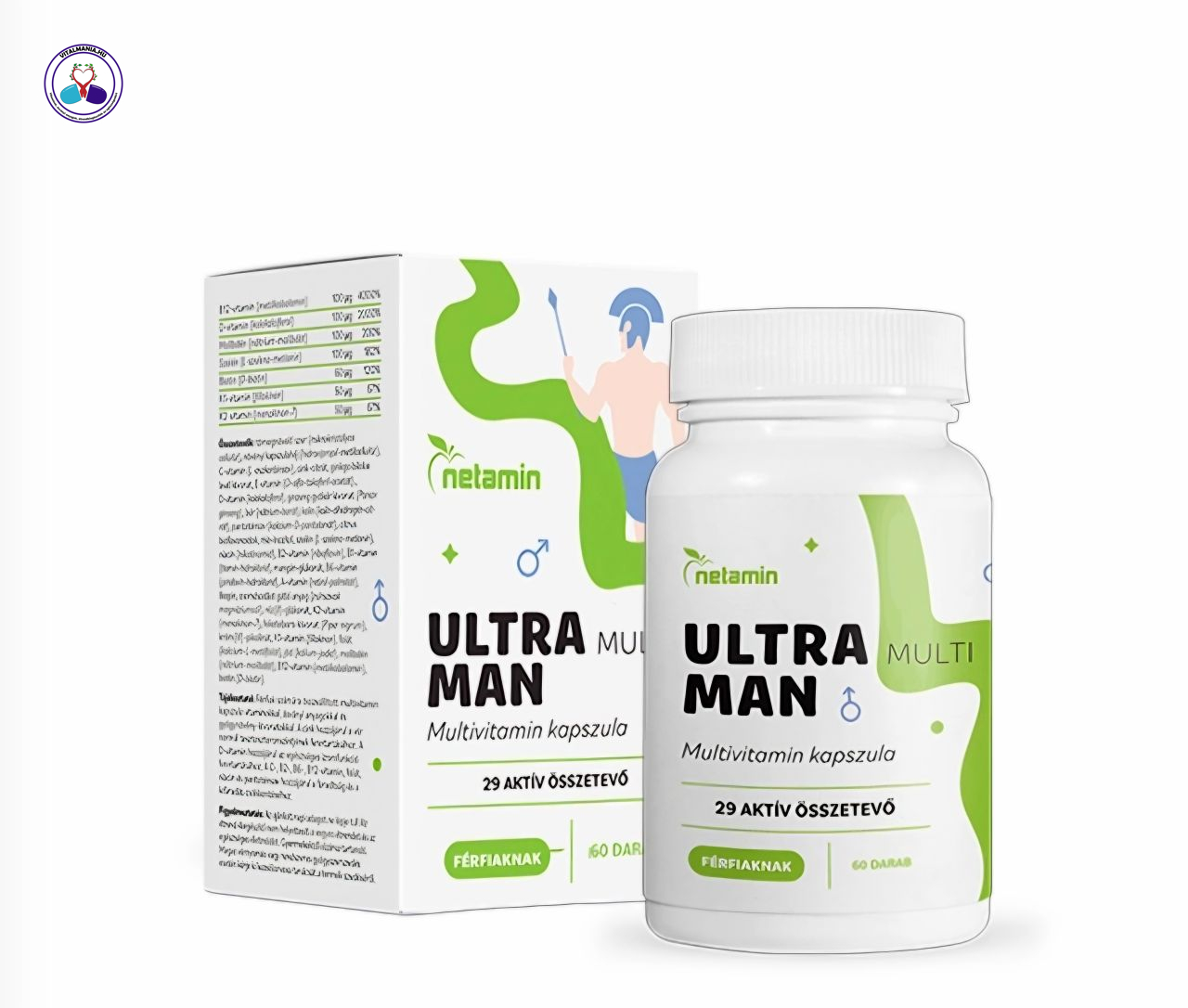 Netamin Ultra Man – Férfi Multivitamin (60 db) Netamin Ultra Man – Férfi Multivitamin (60 db)