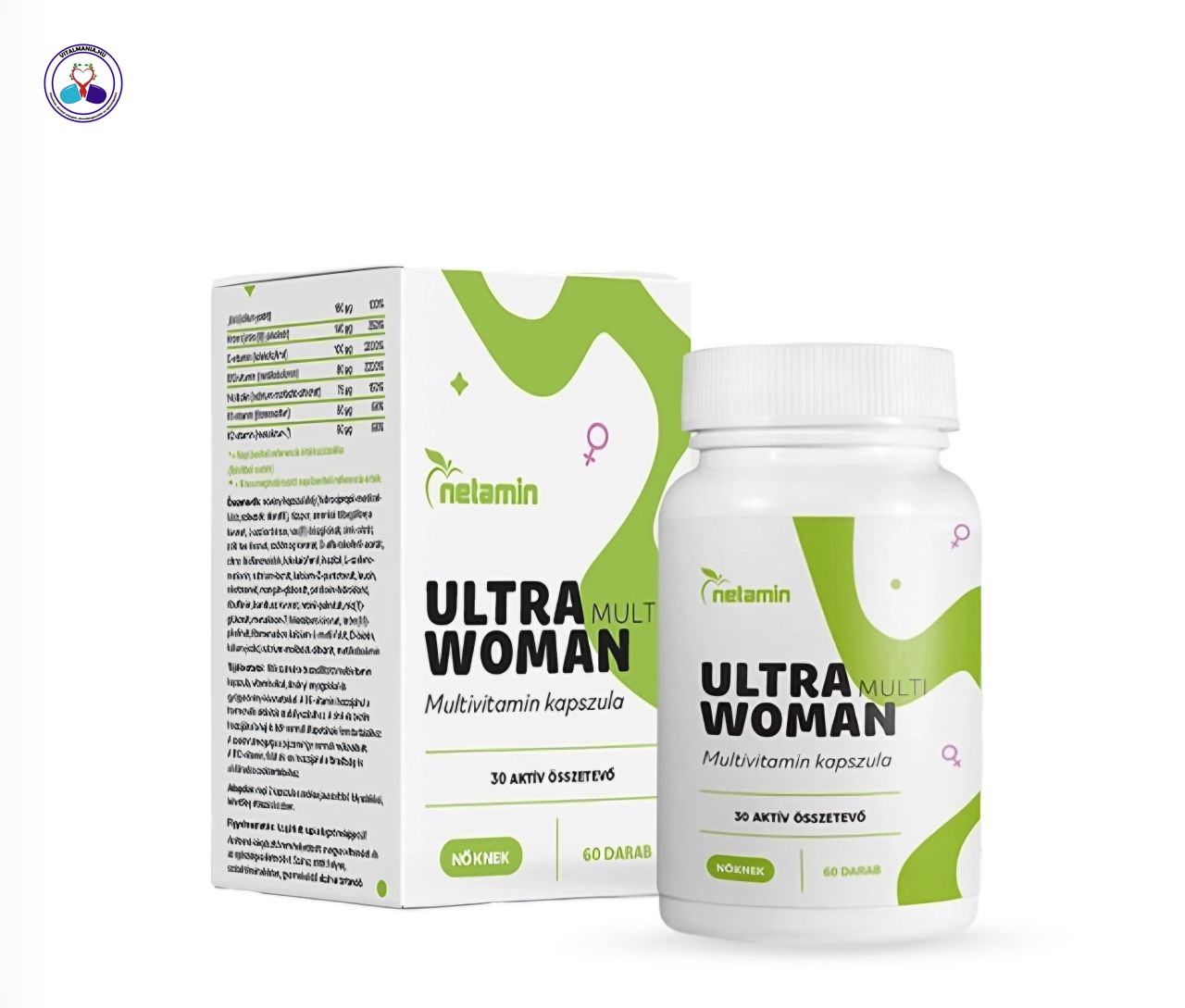 Netamin Ultra Woman – Női multivitamin (60 db)