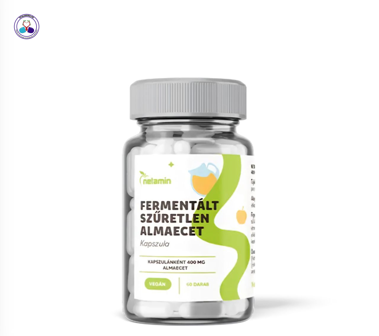 Netamin Fermentált Szűretlen Almaecet – Természetes almaecet-kultúrával