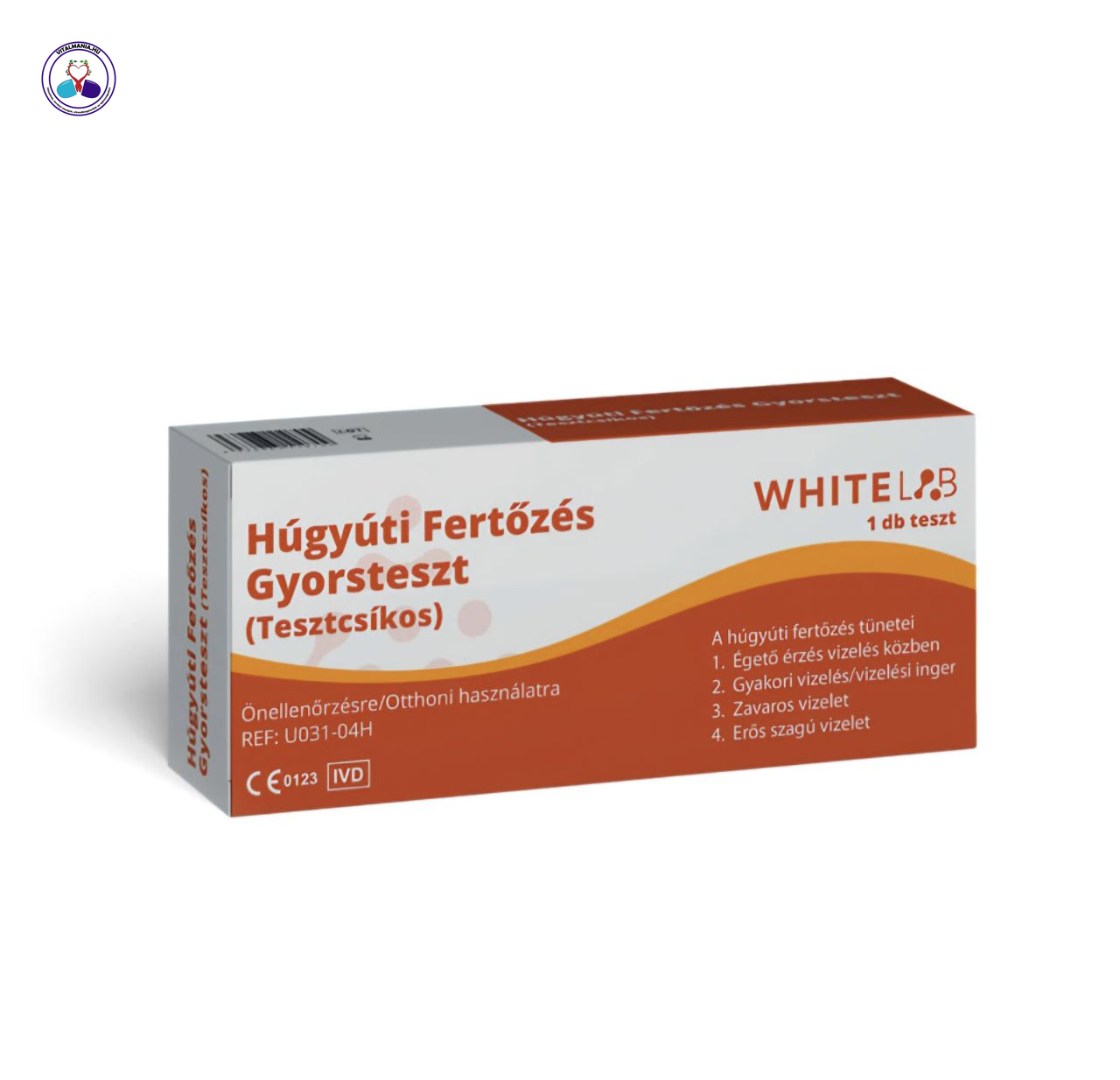WhiteLab Húgyúti fertőzés gyorsteszt – vizelet tesztcsík WhiteLab Húgyúti fertőzés gyorsteszt – vizelet tesztcsík