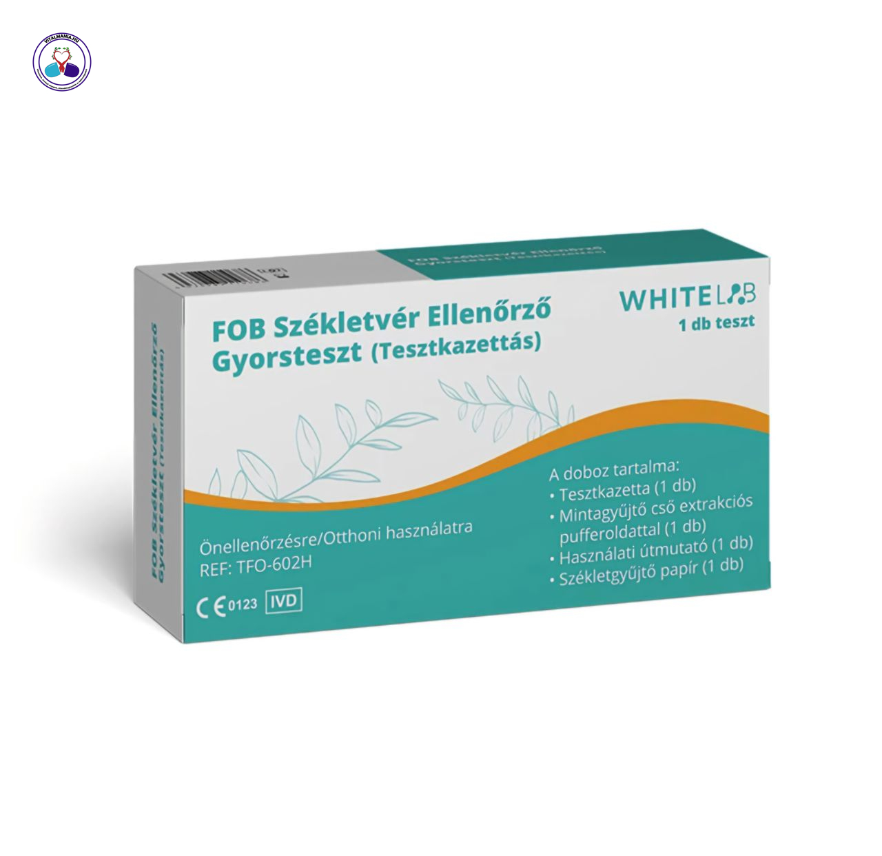 WhiteLab FOB székletvér ellenőrző gyorsteszt – tesztkazettás