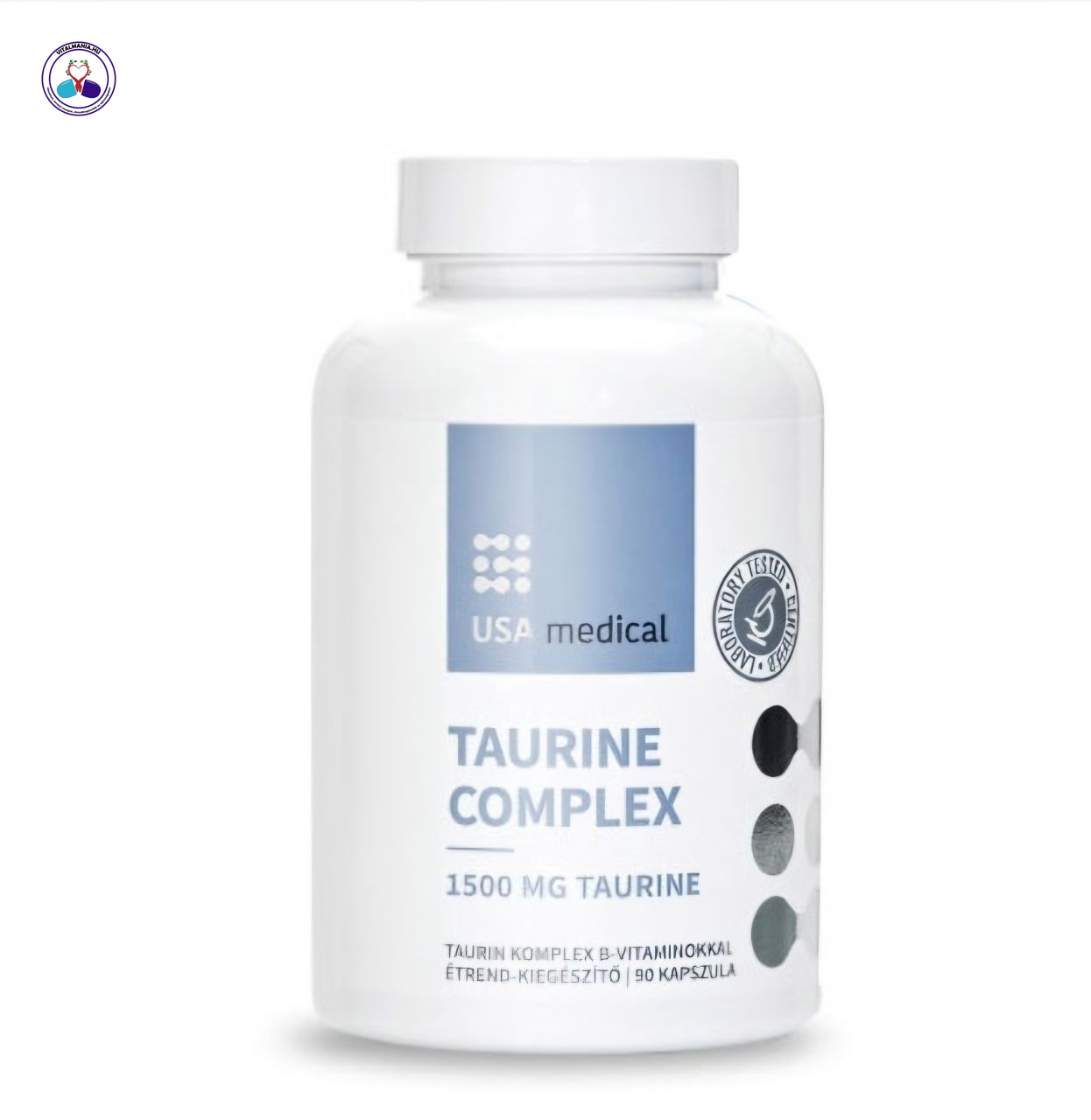Taurin komplex kapszula – 1500 mg taurin vitaminokkal | 90 db