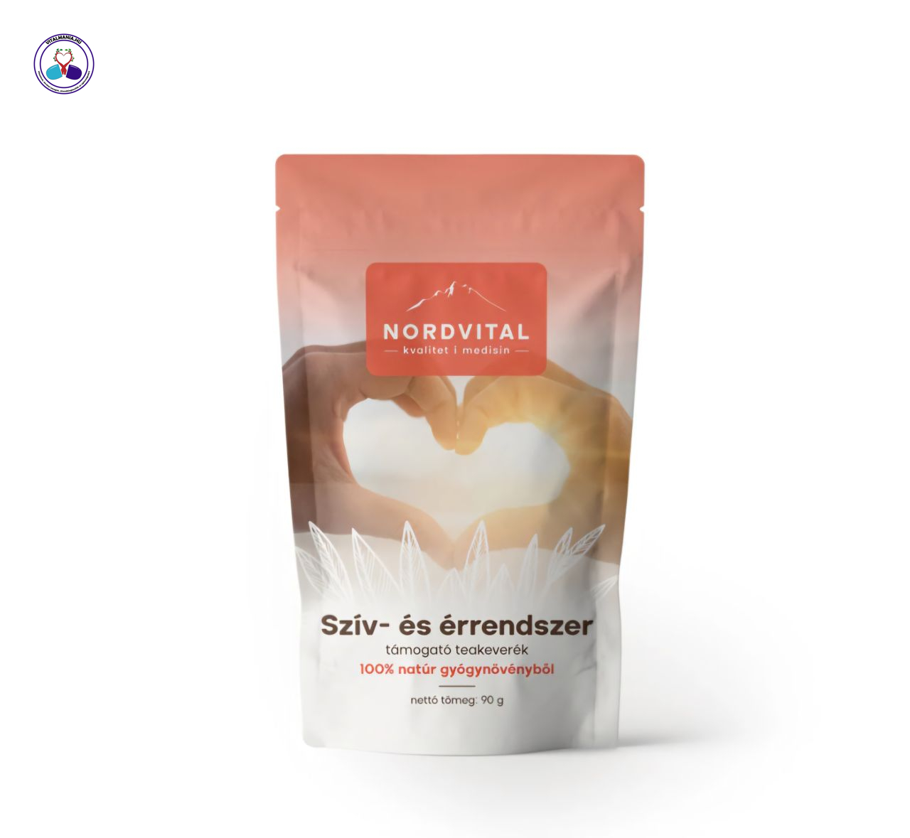 Szív- és érrendszer támogató gyógynövény tea – Nordvital (90 g)