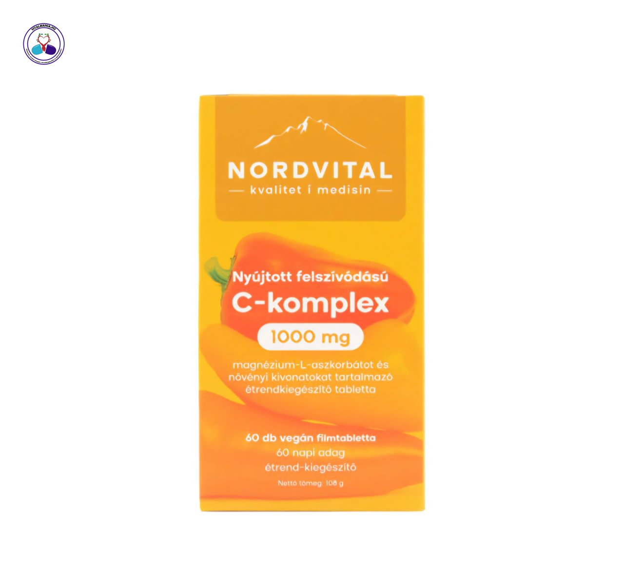 C-komplex 1000 mg nyújtott felszívódású tabletta – Nordvital (60 db)