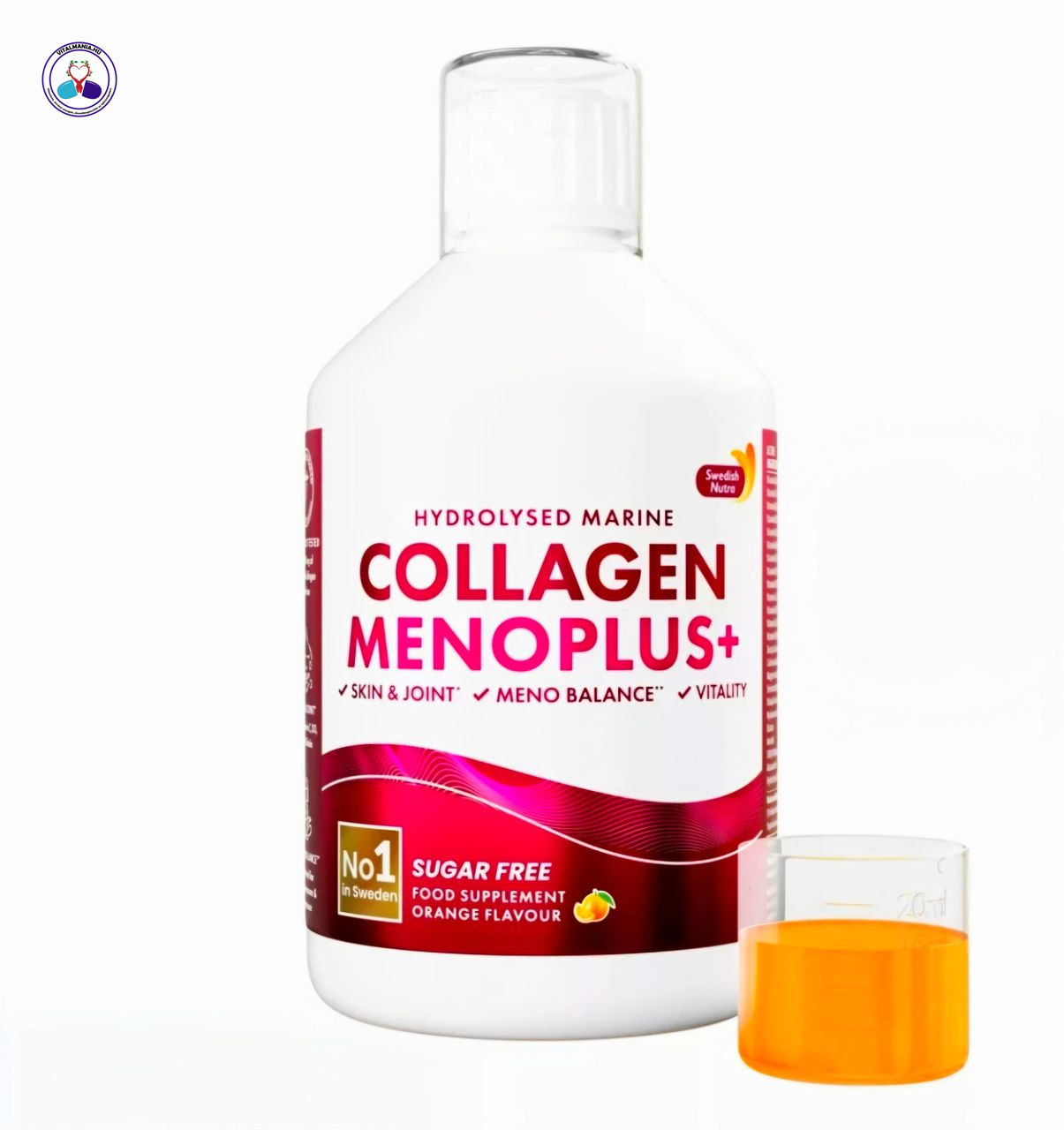 Swedish Nutra Collagen Menoplus+ Folyékony Tengeri Kollagén Swedish Nutra Collagen Menoplus+ Folyékony Tengeri Kollagén