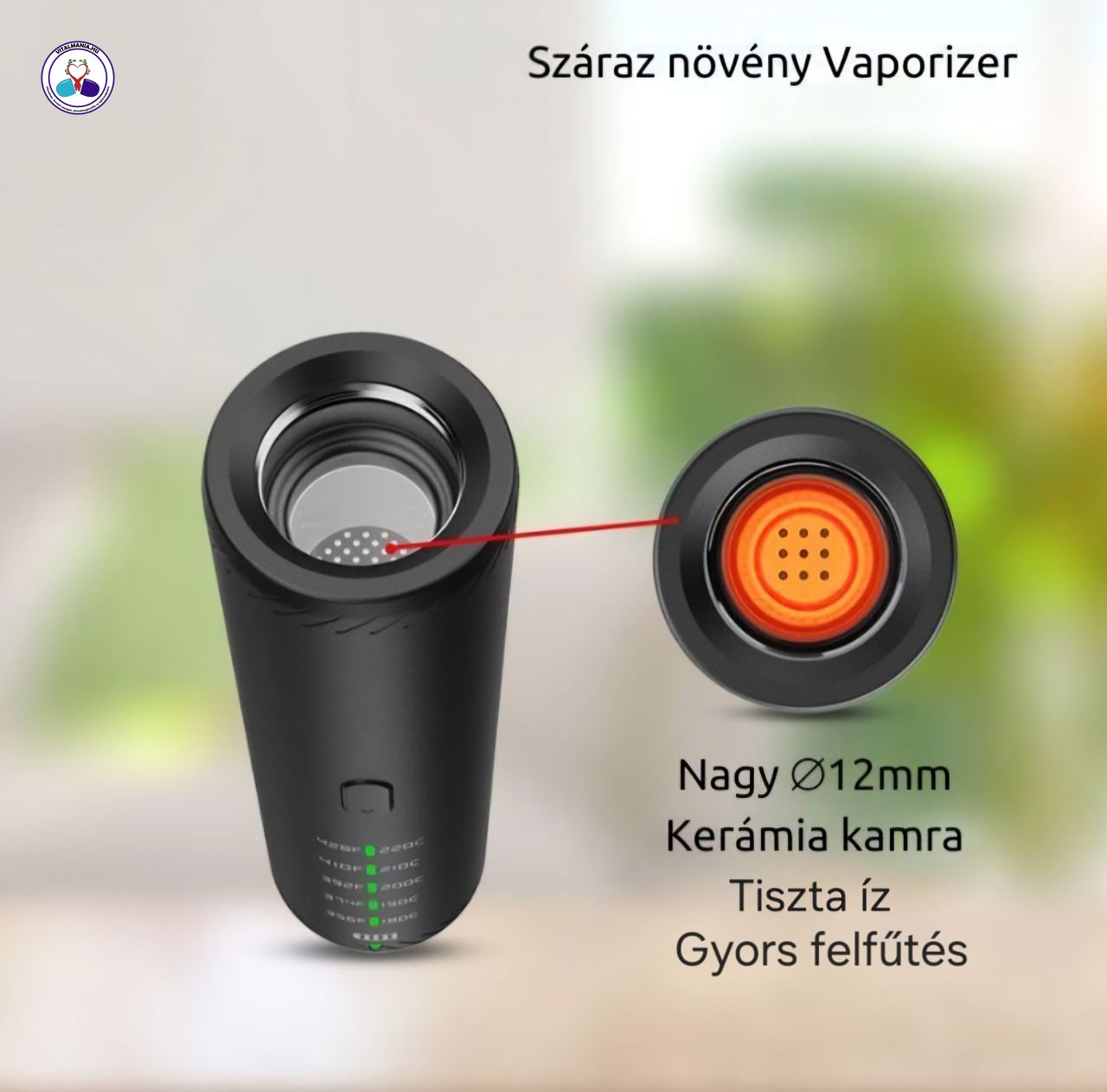 Prémium gyógynövény párologtató Prémium gyógynövény párologtató